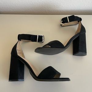 ASOS black block heels
